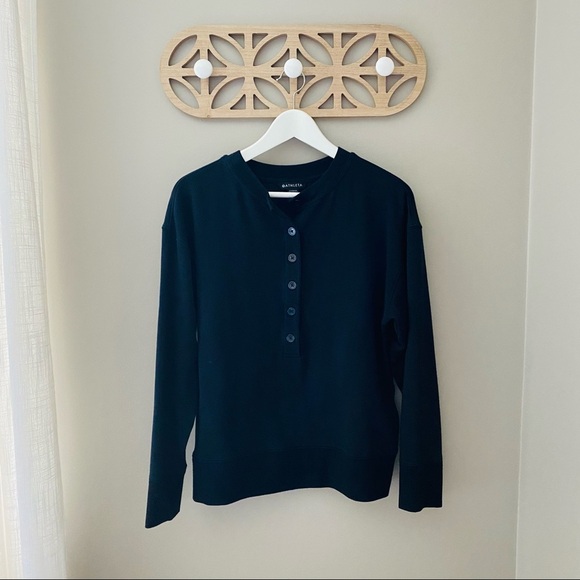 Athleta Pullover Sweater Black Sz XS - Picture 1 of 8